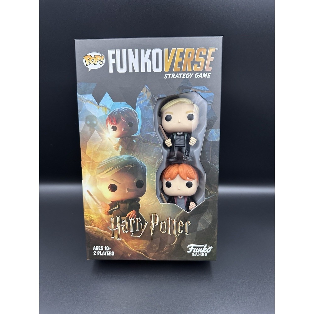 FUNKOVERSE: HARRY POTTER 101 - Strategy Game Draco Malfoy Ron Weasley - Open box